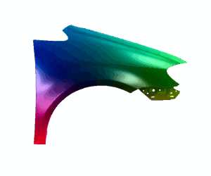 Błotnik Prawy Vw Touran 1T 06-10 Każdy Kolor Nowy VxLine