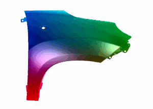Błotnik Prawy Fiat 500L (330) 12-20 Każdy Kolor Nowy VxLine