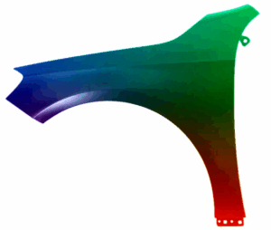 Błotnik Lewy Mercedes A-Klasse W176 12-18 Każdy Kolor VxLine