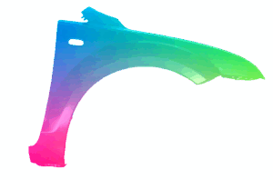 Błotnik Lewy Ford Focus MK2 2004-2008 Polar Silber Met. Nowy. VxLine