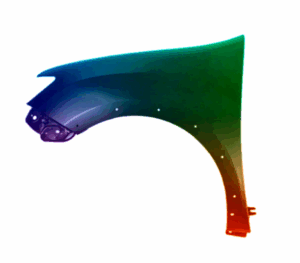 Błotnik Lewy Dacia Sandero 2012-2021 Stepway Każdy Kolor VxLine