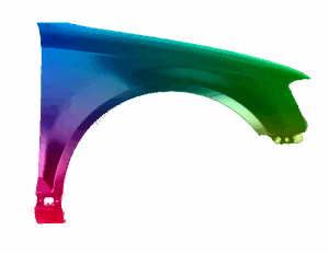Błotnik Prawy AUDI A3 8P 08-12 Każdy Kolor VxLine