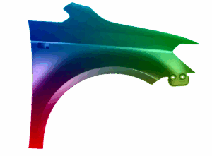 Błotnik Prawy VW CADDY III 10-15 Każdy Kolor VxLine