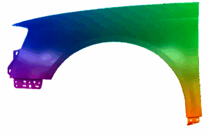 Błotnik Lewy VW PASSAT B6 05-10 Każdy Kolor VxLine