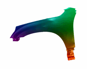 Błotnik Lewy SUZUKI Grand Vitara 06-14 Każdy Kolor VxLine