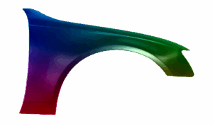 Błotnik Prawy AUDI A4 B8 2007-2011 LZ3F Nowy VxLine