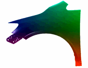 Błotnik Lewy VW GOLF PLUS 05-14 Każdy Kolor In VxLine