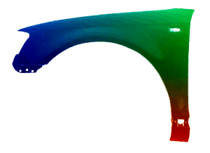 Błotnik Lewy AUDI A3 8P 2008-2012 LZ5A Nowy VxLine
