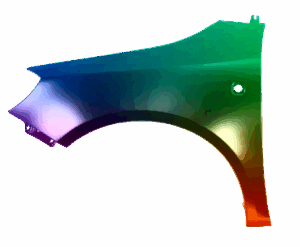 Błotnik Lewy Skoda Fabia 5J 07-15 Każdy Kolor VxLine