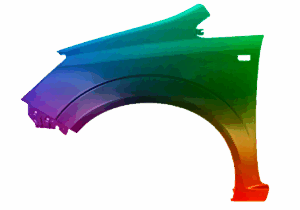 Błotnik Lewy Opel Zafira B 05-11 Każdy Kolor VxLine
