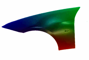 Błotnik Przód Lewy BMW E90 E91 04-13 Kolor 300 VxLine
