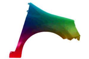 Błotnik Prawy Renault Modus 2004-2012 Każdy Kolor Nowy VxLine