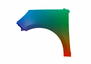 Błotnik Lewy Renault Scenic III 2012-2016 Każdy Kolor Nowy VxLine