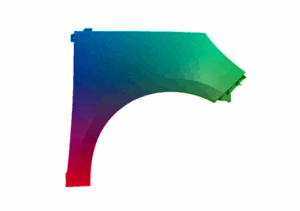 Błotnik Prawy Renault Scenic III 2012-2016 Każdy Kolor Nowy VxLine