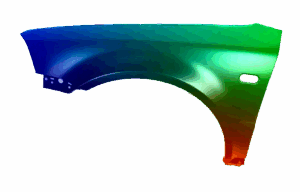 Błotnik Lewy VW Passat B5 00-05 Każdy Kolor VxLine