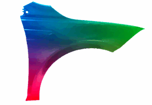 Błotnik Prawy VW Polo AW Od 2017 Każdy Kolor VxLine