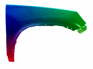 Błotnik Prawy VW Tiguan 5N 07-16 Każdy Kolor VxLine