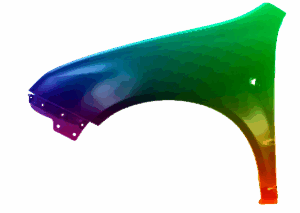 Błotnik Lewy Skoda Fabia 6Y 00-07 1026 LF9E Nowy VxLine