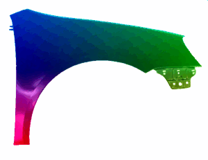 Błotnik Prawy VW GOLF V 03-10 Każdy Kolor VxLine