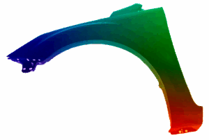 Błotnik Lewy Ford Focus MK2 08-12 Każdy Kolor VxLine