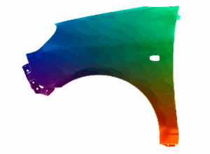 Błotnik Lewy KIA PICANTO 2008-2011 Każdy Kolor VxLine