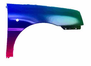 Błotnik Prawy Kia Rio (DC) 2003-2004 Każdy Kolor VxLine