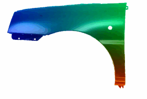 Błotnik Lewy Kia Rio (DC) 2003-2004 Każdy Kolor VxLine