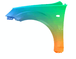 Błotnik Lewy Kia Rio (DE) 2005-2011 Każdy Kolor VxLine