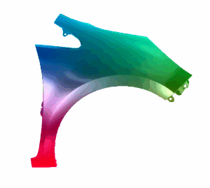 Błotnik Prawy Kia Rio (UB) 2011-2016 Każdy Kolor VxLine