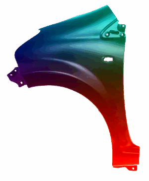 Błotnik Lewy Toyota Aygo (AB1) 2005-2012 Każdy Kolor VxLine