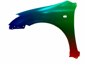 Błotnik Lewy Toyota Corolla (E12) 2004-2007 Każdy Kolor VxLine