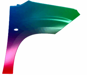 Błotnik Prawy Toyota Proace City Od 2019 Każdy Kolor VxLine