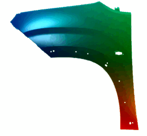 Błotnik Lewy Toyota Proace City Od 2019 Każdy Kolor VxLine