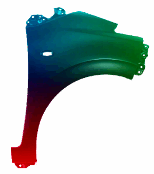 Błotnik Prawy Citroen C1 Od 2014 Każdy Kolor VxLine