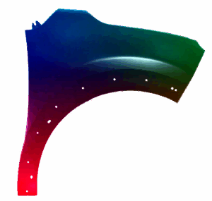 Błotnik Prawy Citroen C3 2016-2020 Każdy Kolor VxLine