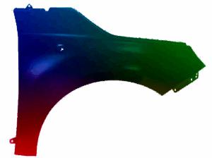 Błotnik Prawy Fiat 500 (312) 2007-2015 Każdy Kolor VxLine