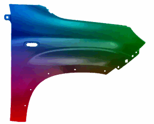 Błotnik Prawy Fiat Panda (319) Od 2012 Każdy Kolor VxLine