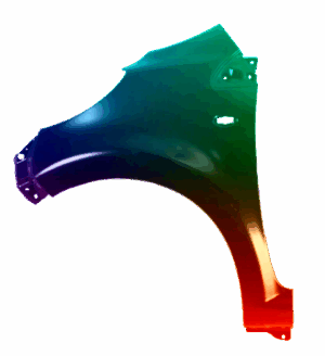 Błotnik Lewy Peugeot 107 (P) 2012-2014 Każdy Kolor VxLine