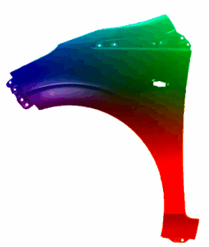 Błotnik Lewy Peugeot 108 Od 2014 Każdy Kolor VxLine