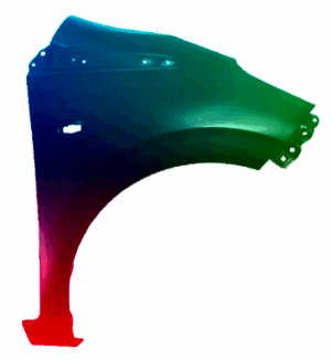 Błotnik Prawy Peugeot 108 Od 2014 Każdy Kolor VxLine