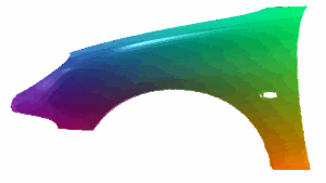 Błotnik Lewy Peugeot 206 (2_) 1988-2009 Każdy Kolor VxLine