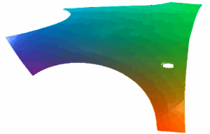 Błotnik Lewy Peugeot 206+ (2_) Od 2009 Każdy Kolor VxLine