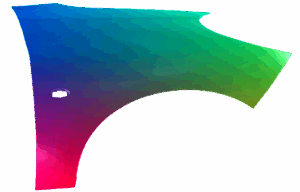 Błotnik Prawy Peugeot 206+ (2_) Od 2009 Każdy Kolor VxLine