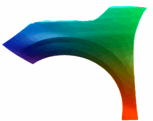 Błotnik Lewy Peugeot 208 Od 2019 Każdy Kolor VxLine