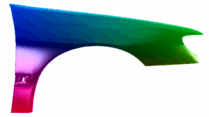 Kotflügel Rechts Peugeot 406 OE 7841F5