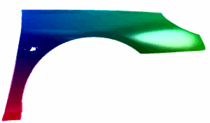 Kotflügel Rechts Peugeot 407 OE 7841Q9