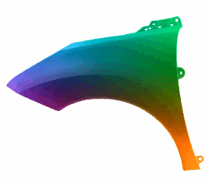 Kotflügel Links Peugeot 3008 OE 7840W9