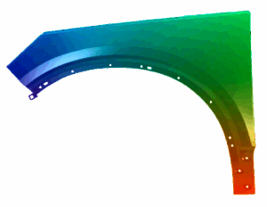 Błotnik Lewy Volvo C40 Od 2021 Każdy Kolor VxLine Kotflügel Links Volvo C40